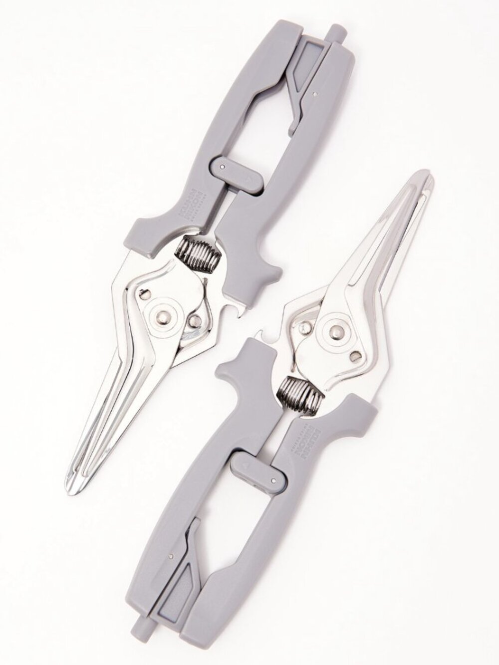 Set of 2 Kuhn Rikon 3-in-1 Shears K59805 GREY NEW